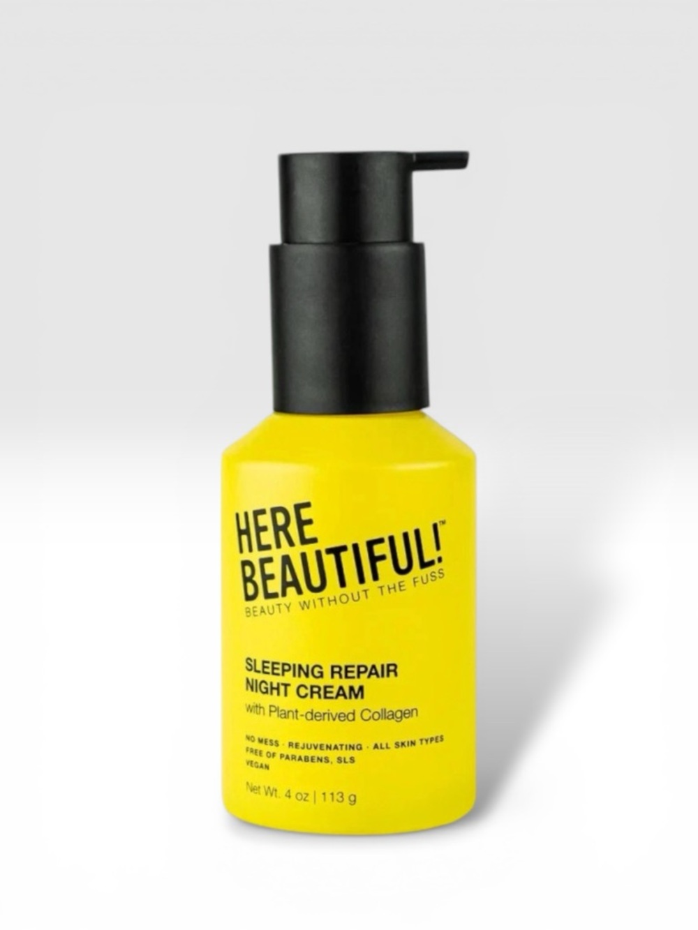 Here Beautiful! Sleeping Repair Night Cream with Vegan Collagen